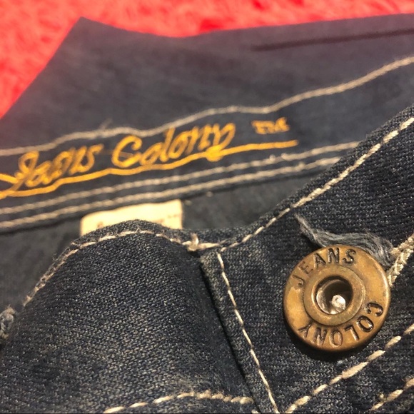 ❗️Rare❗️Vintage Jeans Colony Mens Embroidered Jeans - Picture 6 of 6